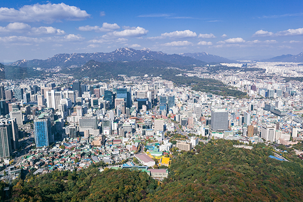 N서울타워에서 본 서울전경