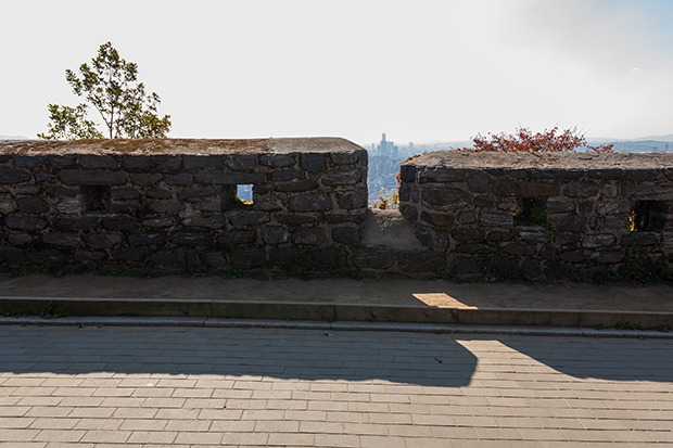 남산 케이블카 부근